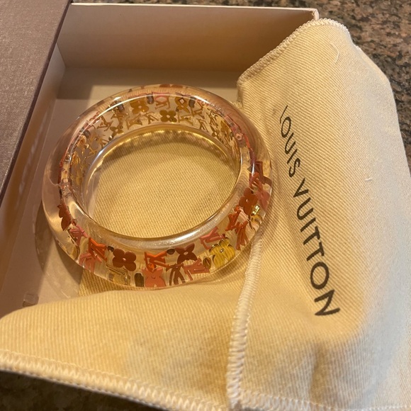 Louis Vuitton Inclusion Monogram Resin Bangle - Picture 3 of 9